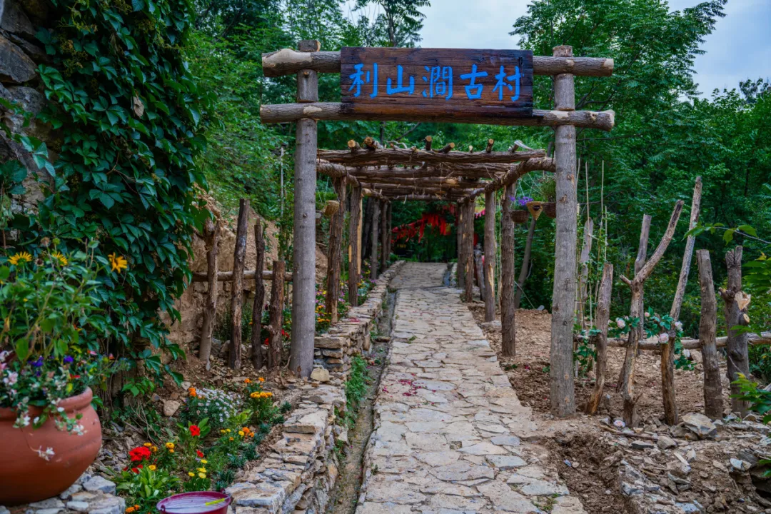 利山涧旅游度假区游客们漫步在竹林,水街里,泉水幽幽,心亦悠悠,竹舒展